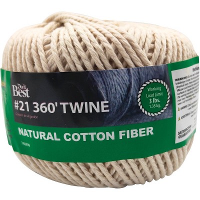 Do it Best  #21 x 360 Ft. Natural Cotton Twine 740899