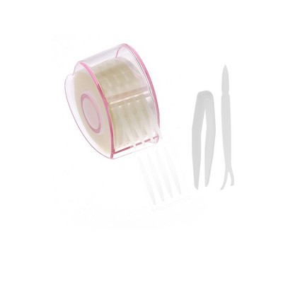 Unique Bargains Invisible Round Olives Shape Double Eyelid Tape Skin Color 1 Set