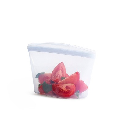 stasher Premium Silicone Reusable Food Storage Bowl - 2 Cup - Mystery Color(Clear/Lavender)