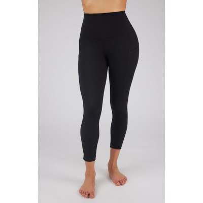 Yogalicious Womens Lux Lenox Super High Waist Side Pocket Capri Legging