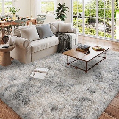 LOVEVOOK 8x10 Feet Area Rugs for Living Room Bedroom, Non-Slip Fluffy Soft Shag Rug, Plush Carpet for Home Dorm Decor Aesthetic