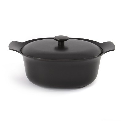 BergHOFF Ron Cast Iron Enameled 11" Oval Dutch Oven 5.5qt., Matching Lid