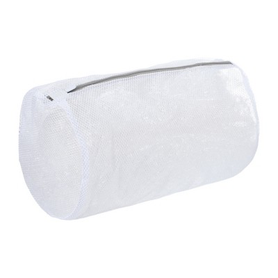 Unique Bargains Folding Thickened Mesh Laundry Bag 488 Cubic-ines White 1 Pc
