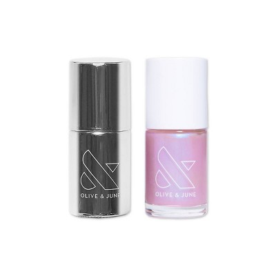 Olive & June Top Coat Long Lasting Nail Polish - Pink Goldfish - 0.92 fl oz