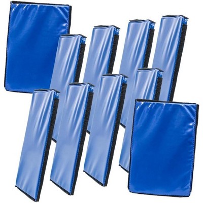 Set of 10 Blue Wrestling Ring Floor Mats for WWE & AEW Wrestling Action Figures