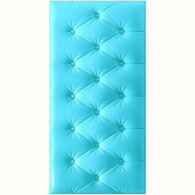 Self Adhesive Kid's Anti-collision Wall Stickers Foam Wall Padded, Thickened Upholstered Headboard Panels for Living Room, Bedroom 70x35x1.3cm