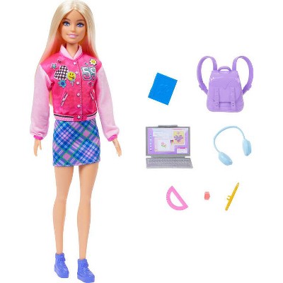 Barbie I Love School Blonde Fashion Doll with 7 Accessories