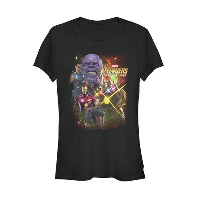 Juniors Womens Marvel Avengers: Infinity War Thanos Growl T-Shirt