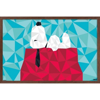 Trends International Peanuts: Astronomy-Geometry - Snoopy Framed Wall Poster Prints