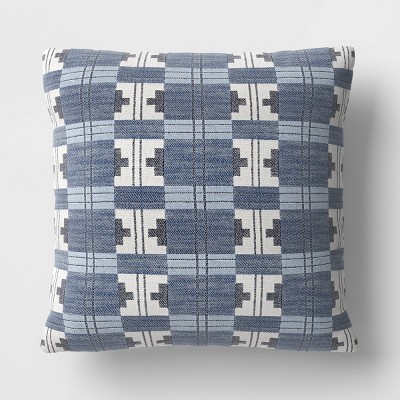 Square Heritage Geometric Polyester Throw Pillow - Threshold™