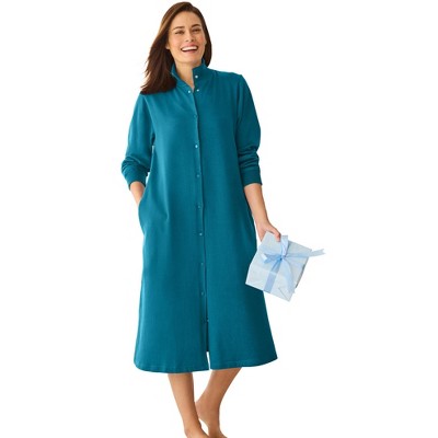 Only Necessities  Fleece Snap-Front Robe