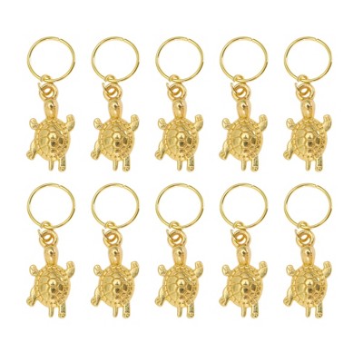 Unique Bargains Wings Hair Ring Pendants 10 Pcs