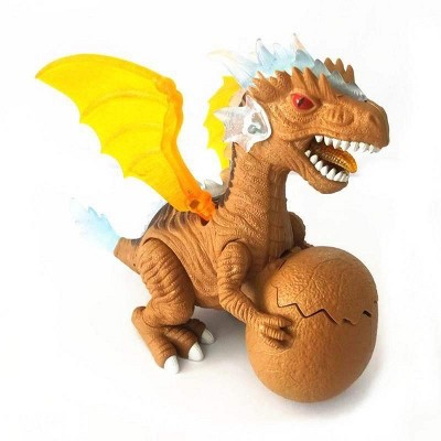 JuzToys Walking Dinosaur With Wings Toy With Lights And Sound