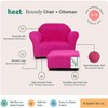 Keet Roundy Chair Microsuede with ottoman - 2 of 3