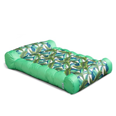 Big Joe Kona Pool Float, No Inflation Needed, Lounger with Headrest, Quick Draining Fabric