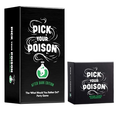 Pick Your Poison Card Game: The “What Would You Rather Do?” Game - After Dark Edition + Expansion Set