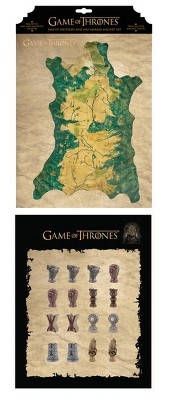 Dark Horse Comics Game of Thrones Westeros Map and Markers Magnet Set