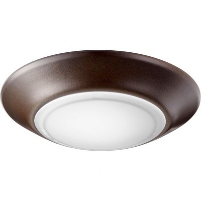 Quorum Lighting 1 - Light Flush Mount in  Oiled Bronze