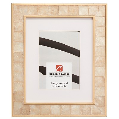 Craig Frames Opulence Ornate Mother of Pearl Single Image Picture Frame, Matted