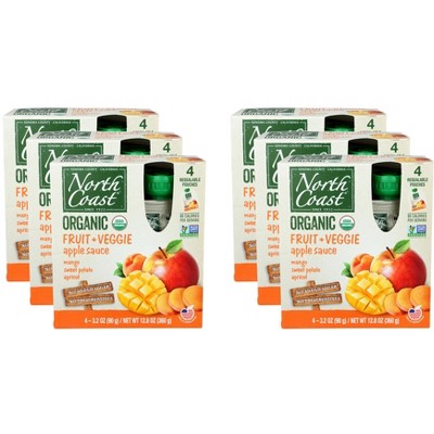 North Coast Pouch Apple, Sweet Potato, Mango Organic - Pack of 6 - 4 Each