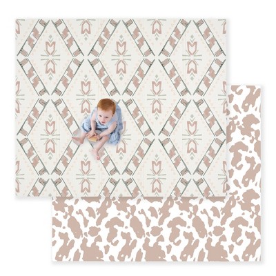 JumpOff Jo - Waterproof Foam Padded Play Mat for Infants, Babies, Toddlers, Play Pens & Tummy Time, Foldable Activity Mat