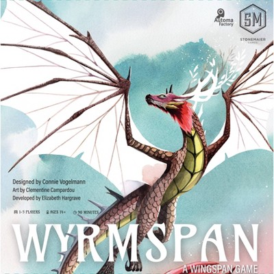 Stonemaier Games Wyrmspan Board Game: Strategic War Game for 1-5 Players, Includes Cards, Tokens & Tiles