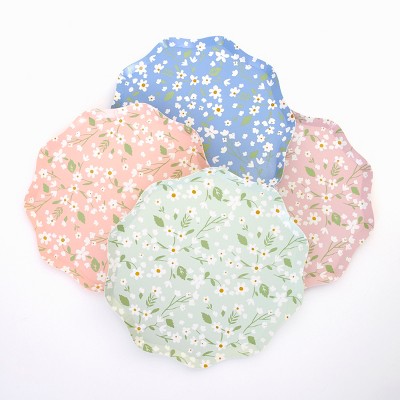 Meri Meri Ditsy Floral Side Plates (Pack of 12)