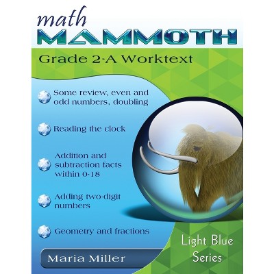 Math Mammoth Grade 2-A Worktext - by  Maria Miller (Paperback)