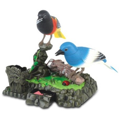 JuzToys Baltimore Orioles Set Toy of Realistic Chirping Birds