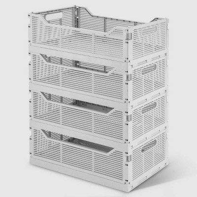 VUSIGN Collapsible Storage Crates