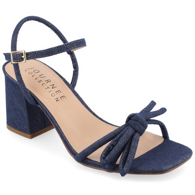 Journee Collection Women's Meryl Light Puff Strap Sandals