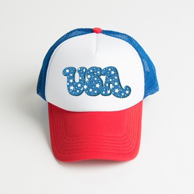 Simply Sage Market USA Bold Stars Foam Trucker Hat