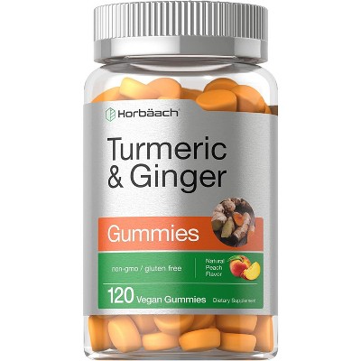 Horbaach Turmeric Curcumin with Ginger | 120 Gummies