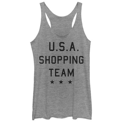 Women's Lost Gods USA Shopping Team Racerback Tank Top