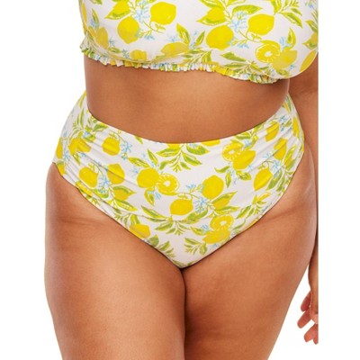 Adore Me Women's Rainey High Waisted Swimwear Bottom