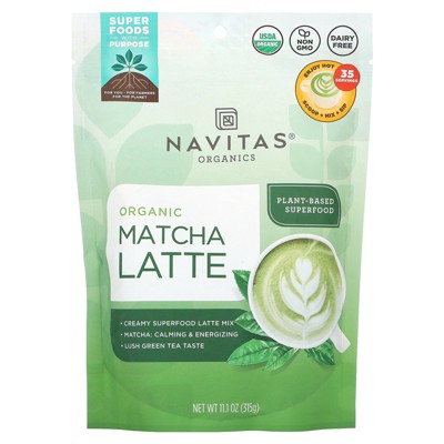 Navitas Organics Organic Matcha Latte, 11.1 oz (315 g)