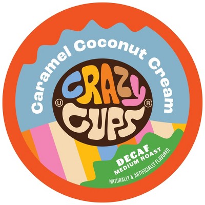 Decaf Caramel Coconut Cream Flavored Coffee Pods