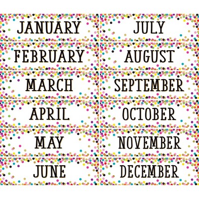 Teacher Created Resources® Confetti Monthly Headliners