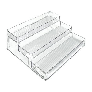 Azar Displays Three Tier Counter Step Display with Lip, 2-Pack - 1 of 4