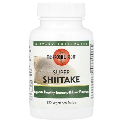 Mushroom Wisdom Super Shiitake, 120 Vegetarian Tablets