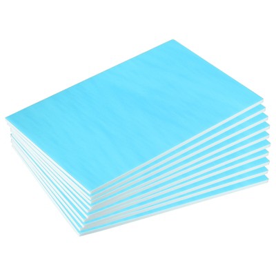 Unique Bargains Polystyrene Core PVC Film DIY Presentations Craft Foam Boards 10 Pcs