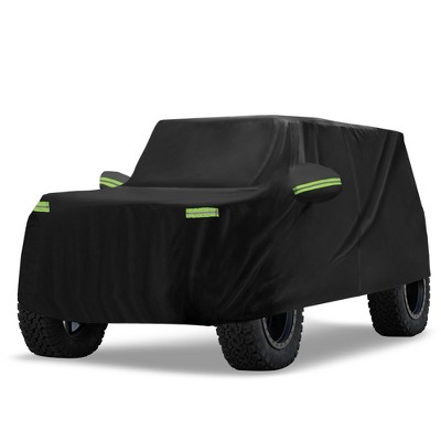 Unique Bargains Waterproof Car Cover for Ford Bronco 4 Door 21-23 Full Car Cover with Zipper