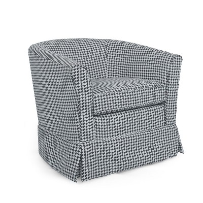 Christopher Knight Home Cecilia Modern Swivel 28.75" Barrel Club Chair