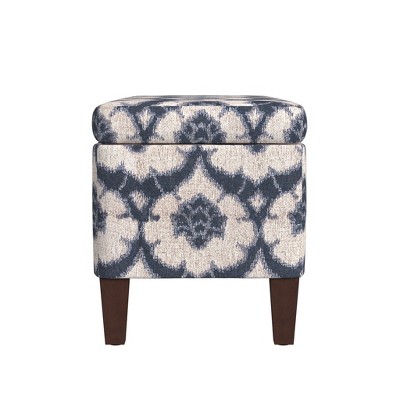 Large Textured Storage Bench - HomePop
