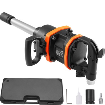 VEVOR 1 Inch Air Impact Wrench, 3160 ft-lbs Reverse Torque, 1" Pneumatic Impact Gun with 8 Inch Extended Anvil & Carrying Case