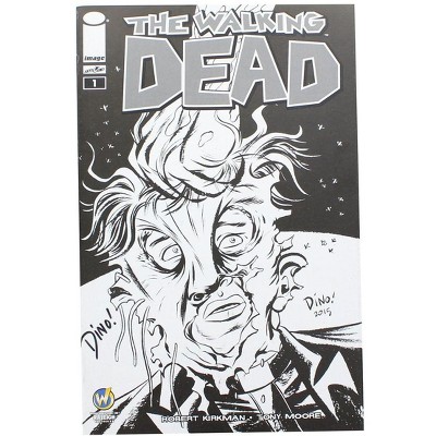 Toynk Image Comics The Walking Dead #1 | WW Raleigh B&W Cover | AUTOGRAPHED