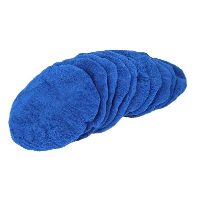 Unique Bargains Mircrofiber Vehicle Wax Polishing Bonnet Buffing Pad Cover