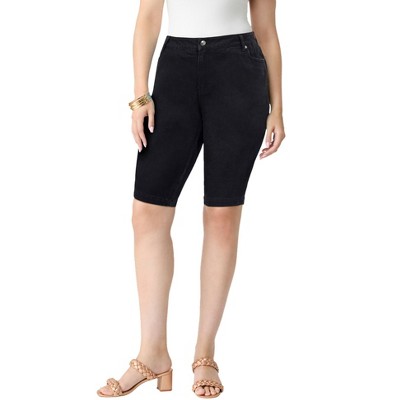 Roaman's Plus Size Classic Stretch Bermuda Short