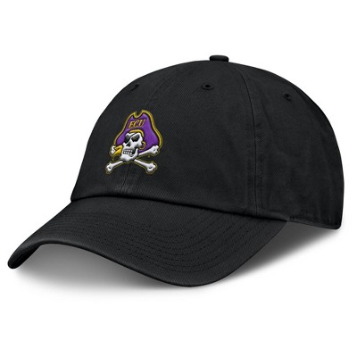 NCAA East Carolina Pirates Unstructured Black Tonal Cotton Hat
