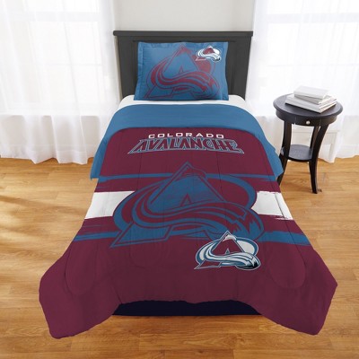 Sweet Home Collection NHL Colorado Avalanche Comforter & Pillow Sham Set